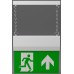 X-MP LED 3 Hour Maintained DALI Hanging Blade Exit Sign
